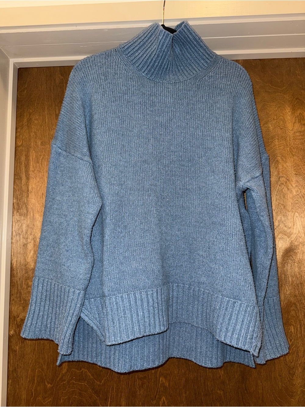 Abercrombie & Fitch Dusty Blue Turtleneck Pullover Sweater